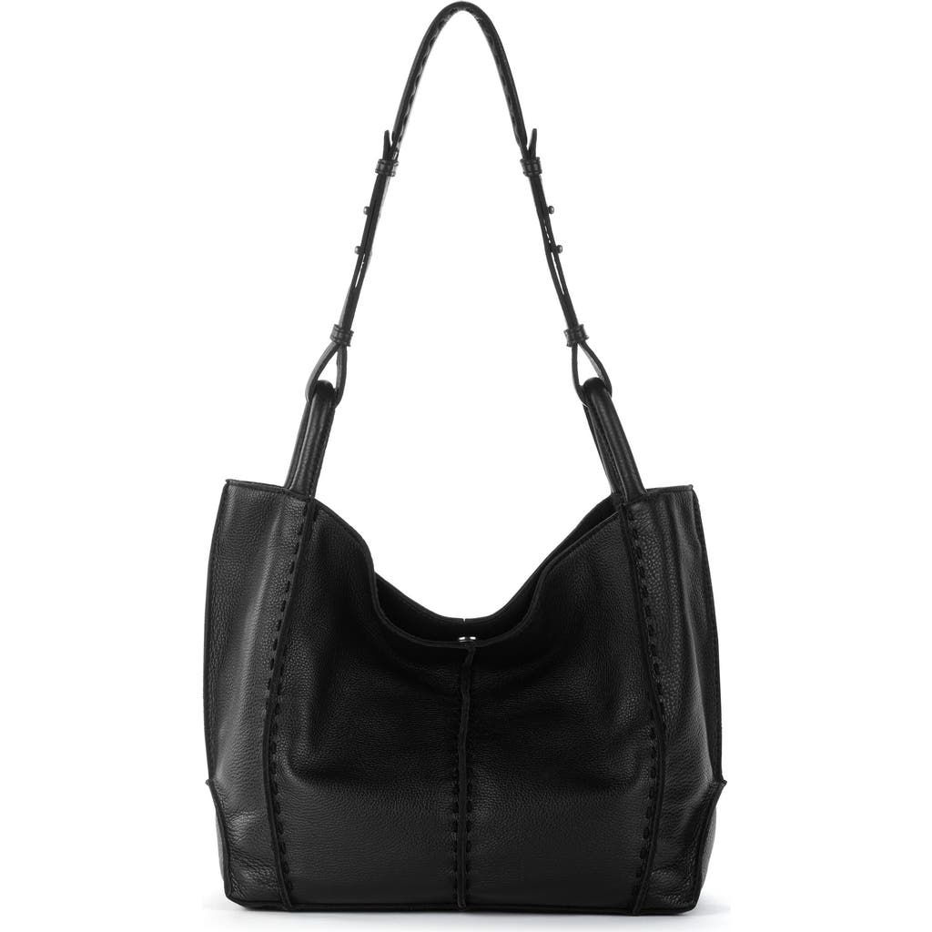 The Sak Los Feliz Medium Tote Leather Bag In Black