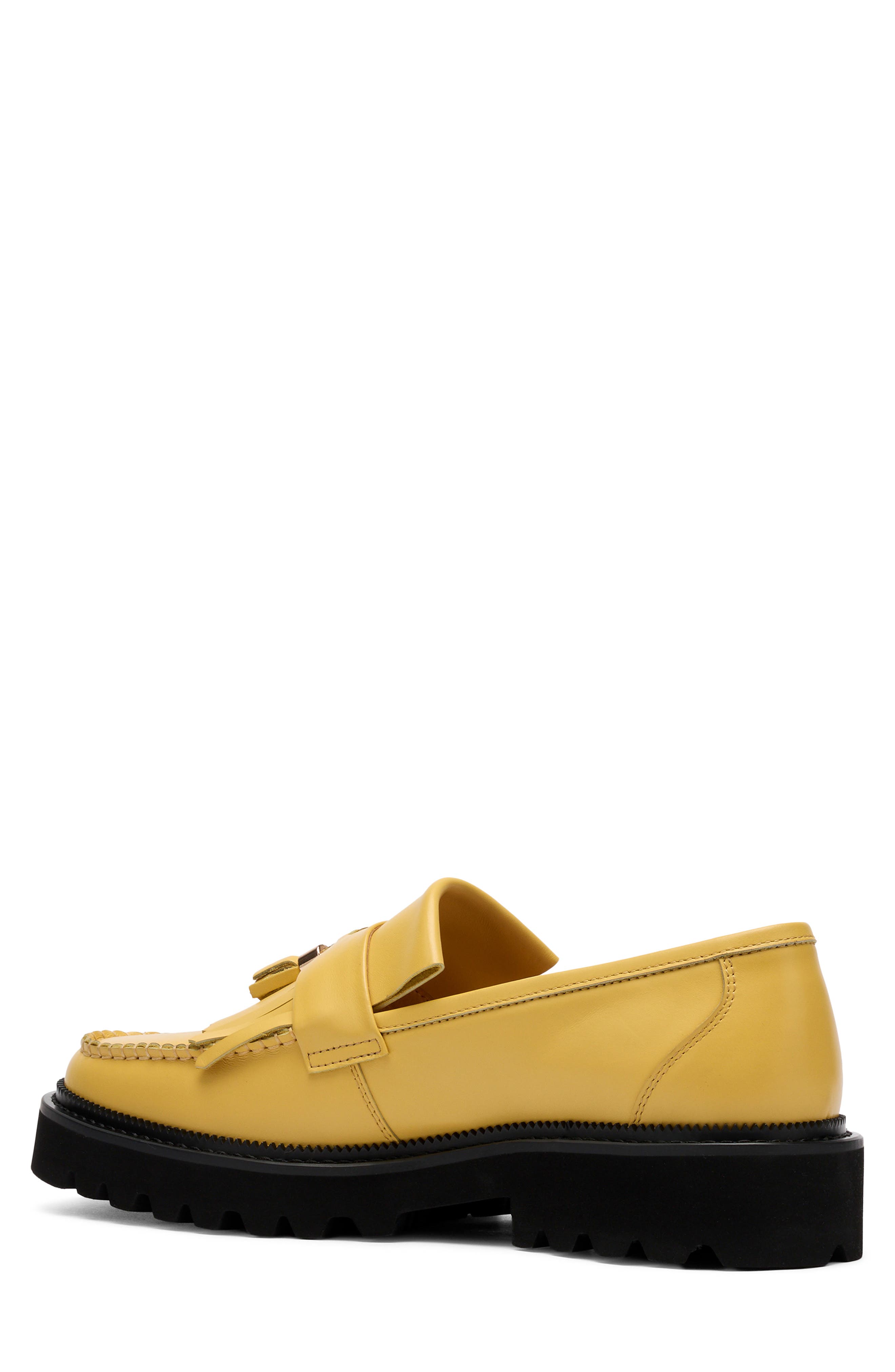Journey Kiltie Fringe Loafer, Alternate, color, YELLOW