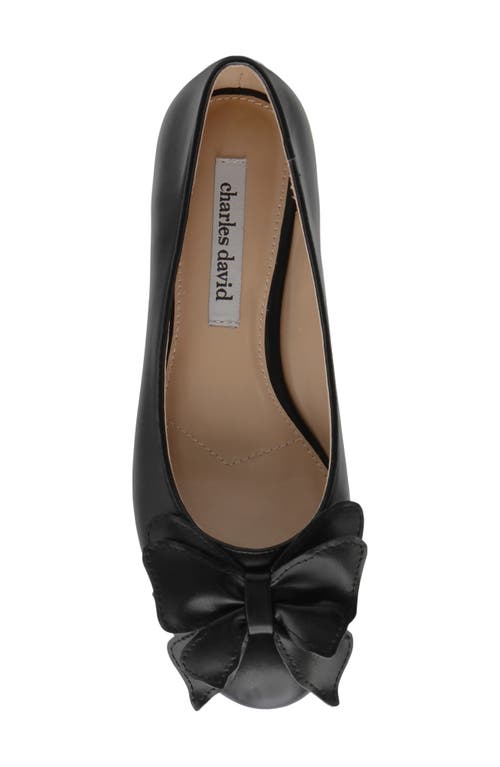 Charles David Butterfly Flat In Black
