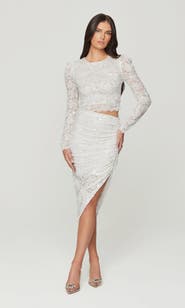 Generation Love Nellia Sequin Lace Skirt