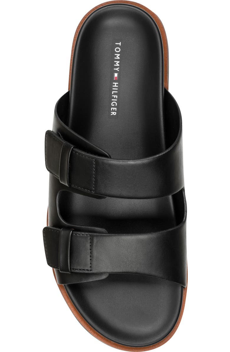Tommy Hilfiger Welker Double Strap Slide Sandal, Alternate, color, Black
