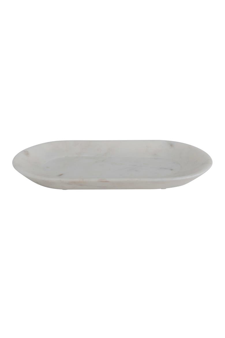 Marble Tray, Main, color, White