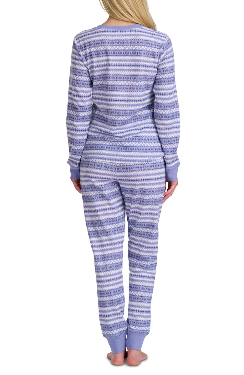 Splendid Cozy Thermal Pajamas, Alternate, color, Winter Fairisle