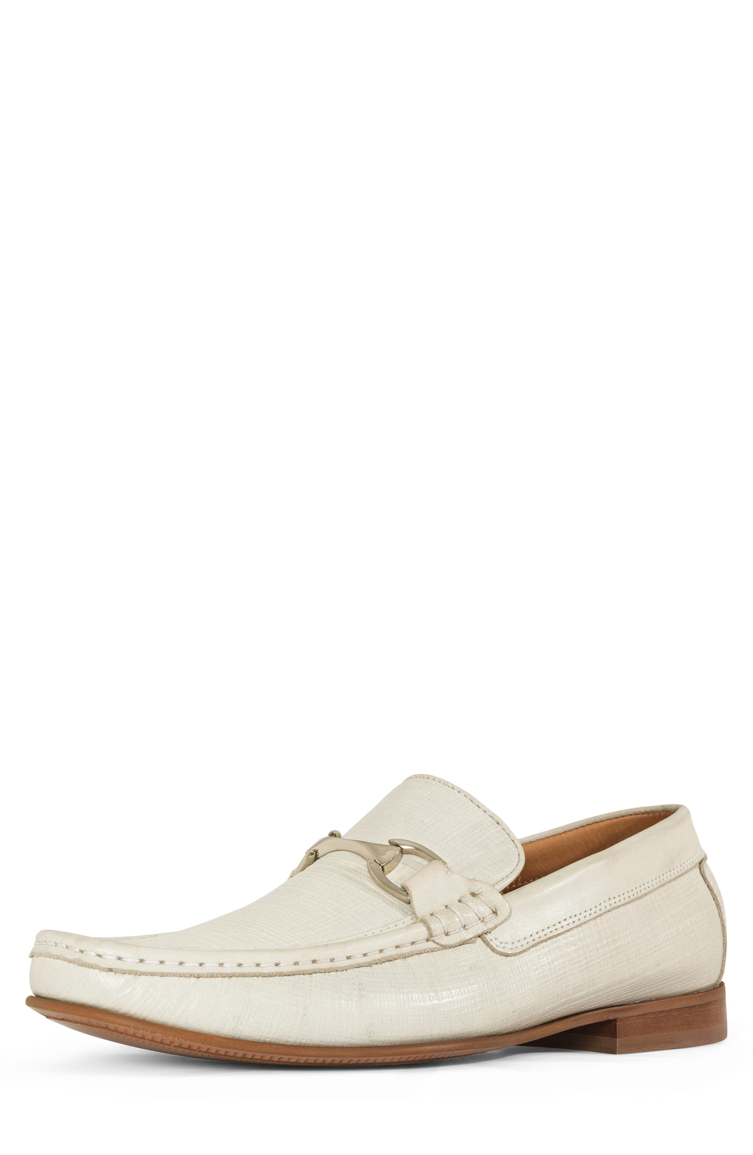 Donald Pliner Dannie Bit Loafer, Alternate, color, Off White