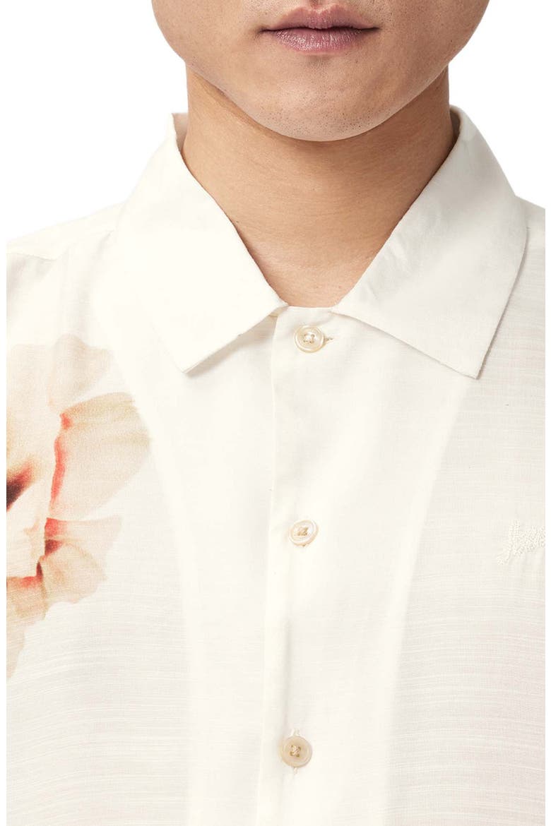 Floraison Floral Print Shirt, Alternate, color, ECRU