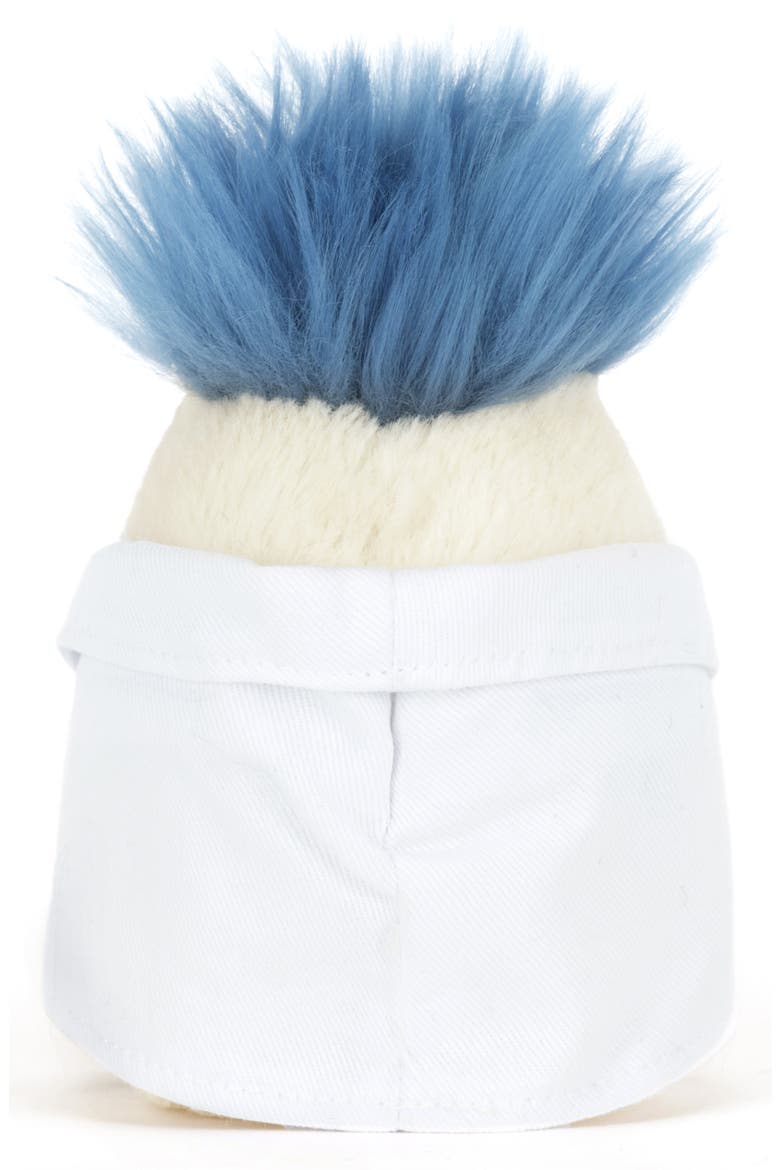 Amuseables Boiled Egg Scientist Plushie, Alternate, color, WHITE