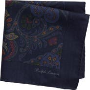Ralph Lauren Purple Label Mulsanne Paisley Pocket Square