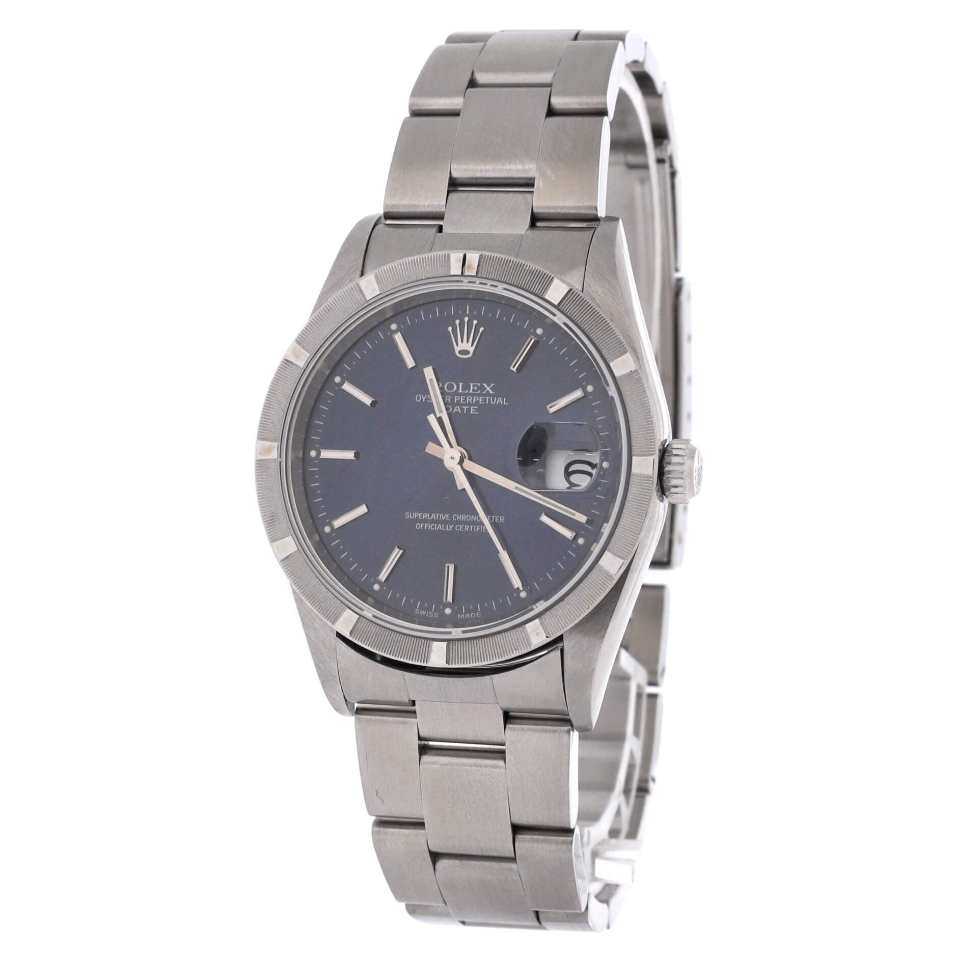 Oyster Perpetual Date Automatic Watch Stainless Steel 34, Alternate, color, Metallic Silver