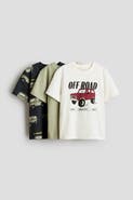 H&M 3-pack Printed T-shirts