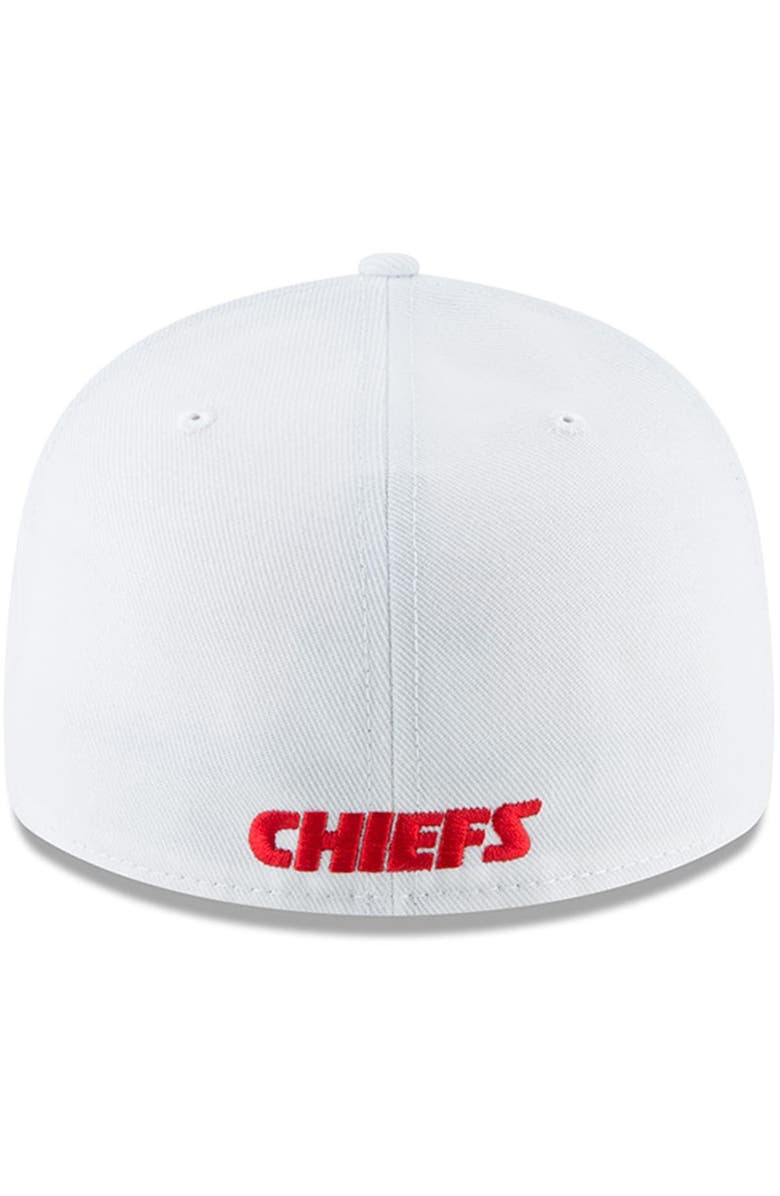 New Era Men's New Era White Kansas City Chiefs Omaha Low Profile 59FIFTY Fitted Hat, Alternate, color, White