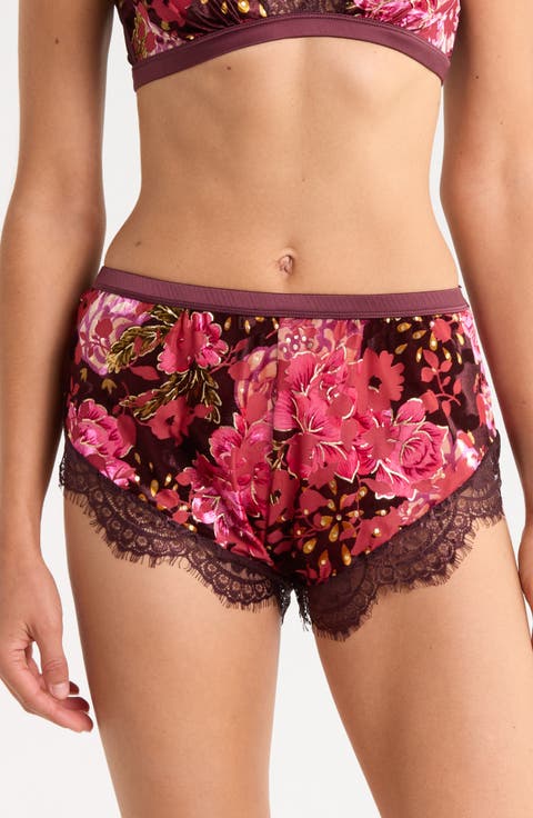 Lace Trim Tap Shorts
