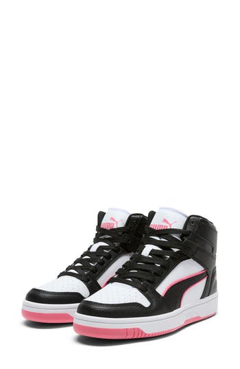 Puma Rebound Layup High Top Sneaker In Multi