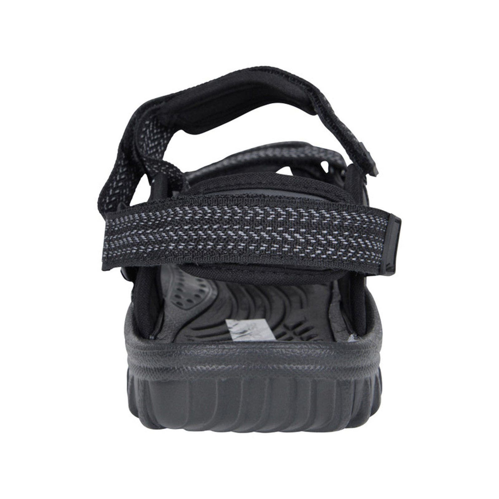 Cyprus Chevron Sandals, Alternate, color, Black