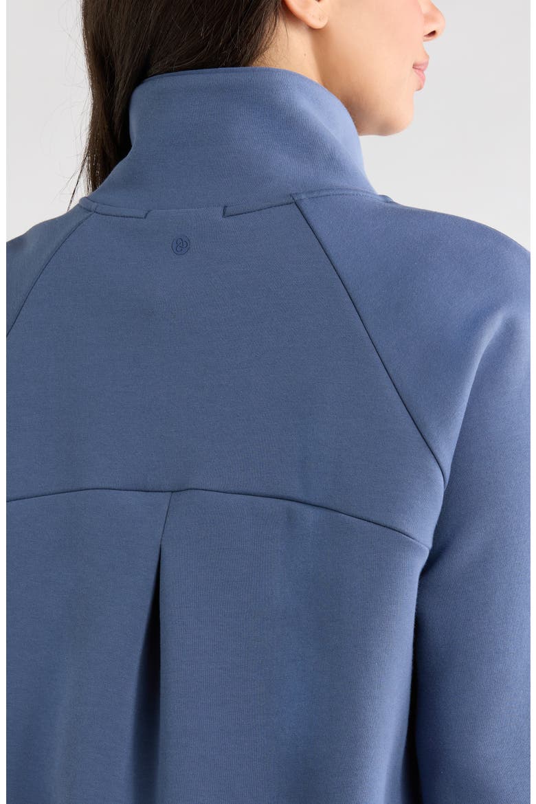 Sporty Half-Zip Pullover, Alternate, color, BLUE VINTAGE