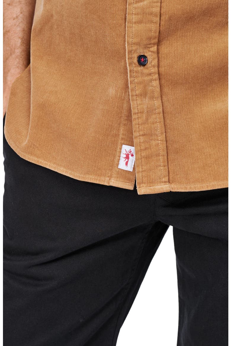 Haworth Corduroy Shirt, Alternate, color, Dijon