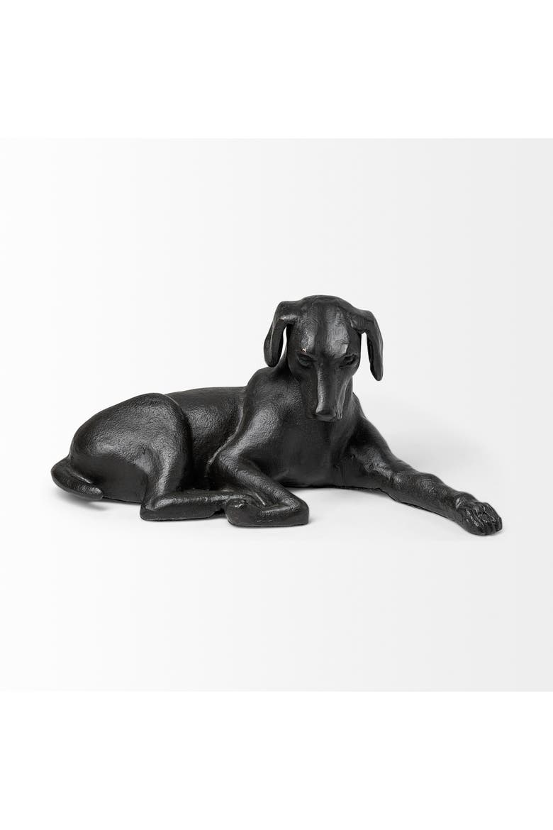 Hugo Decorative Object, Alternate, color, Black