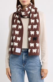 ROWING BLAZERS Sheep Cotton Scarf