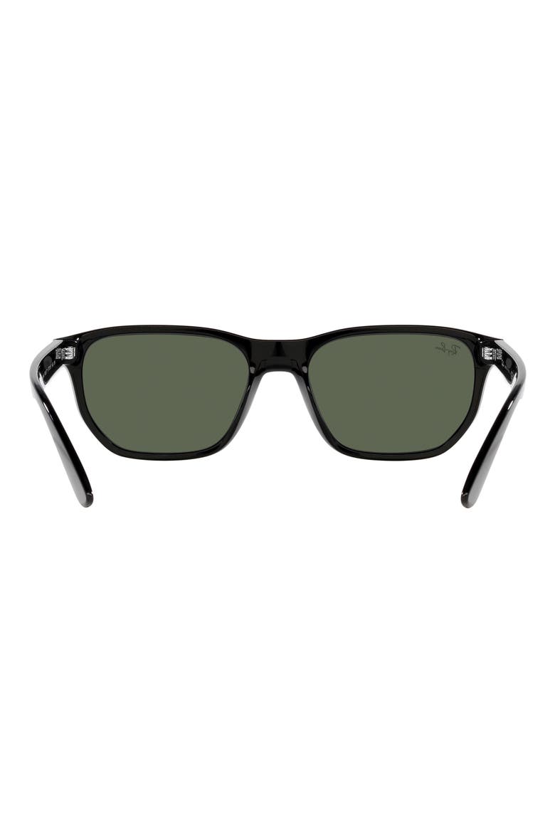 x Scuderia Ferrari 57mm Irregular Sunglasses, Alternate, color, BLACK
