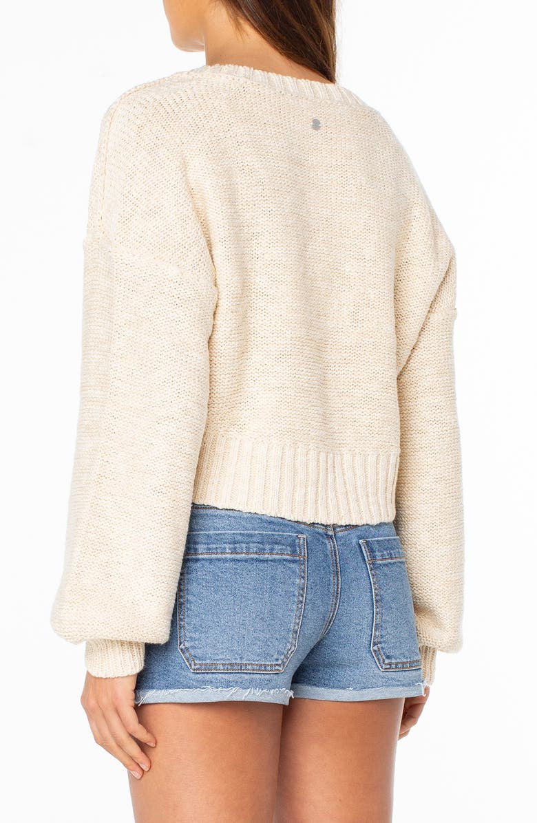 Roxy Study Hall V-Neck Sweater, Alternate, color, 