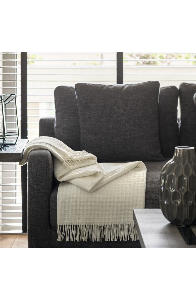 Togas Rialto throw, Alternate, color, White