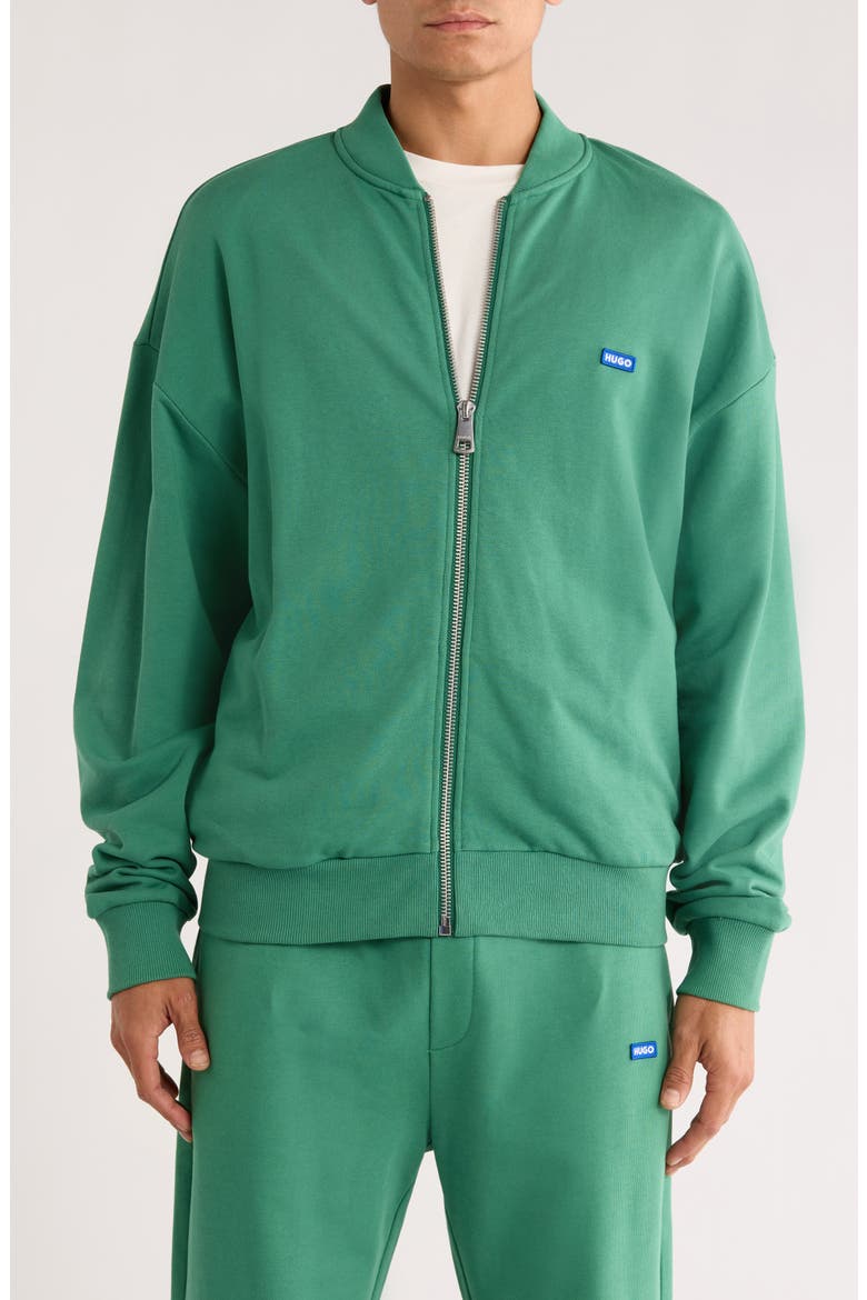Narane Cotton Bomber Jacket, Main, color, OPEN GREEN