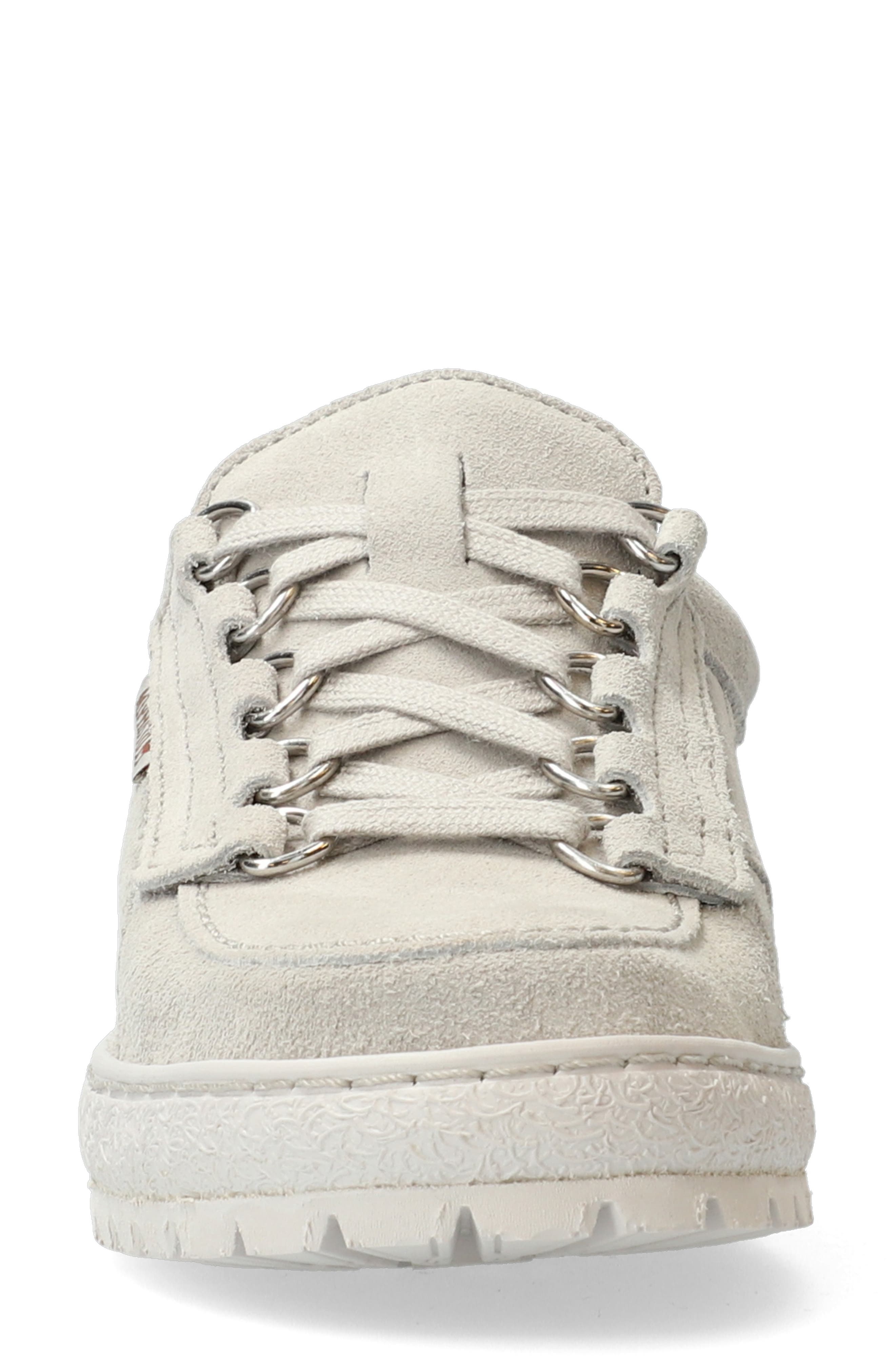 Lady Low Top Sneaker, Alternate, color, STONE VELOUR SUEDE