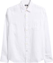 Faherty Laguna Linen Button-Up Shirt