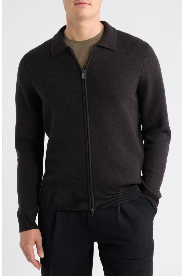 Stretch Wool & Cashmere Jacket, Alternate, color, BROWN LATTE