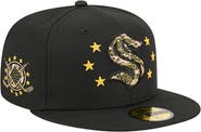 New Era Men's New Era Black Seattle Kraken Military Appreciation Digital Camo Stars 59FIFTY Fitted Hat