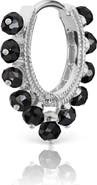 MARIA TASH Coronet 8mm Black Diamond Earring
