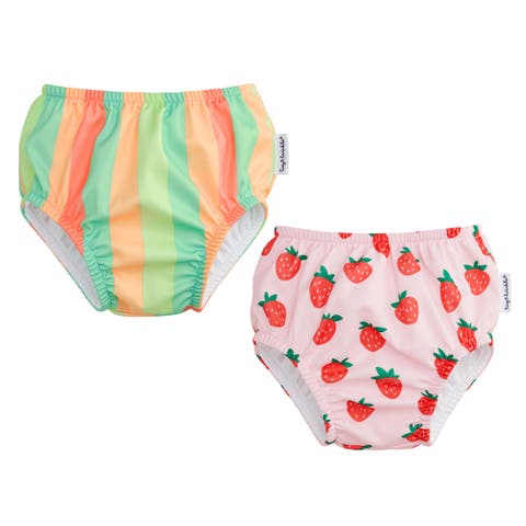 Reusable UPF 50+ Pull-Up Swim Diapers -  2-Pack