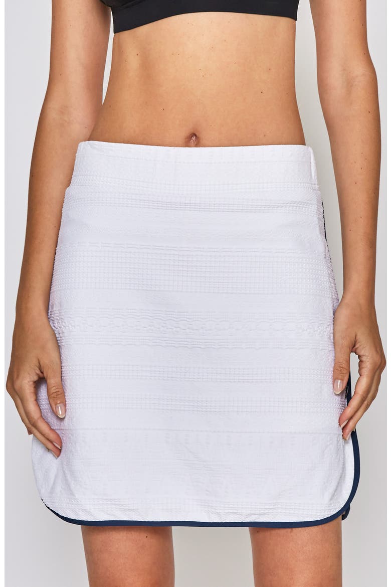 SIDE SNAP SKORT, Main, color, WHITE