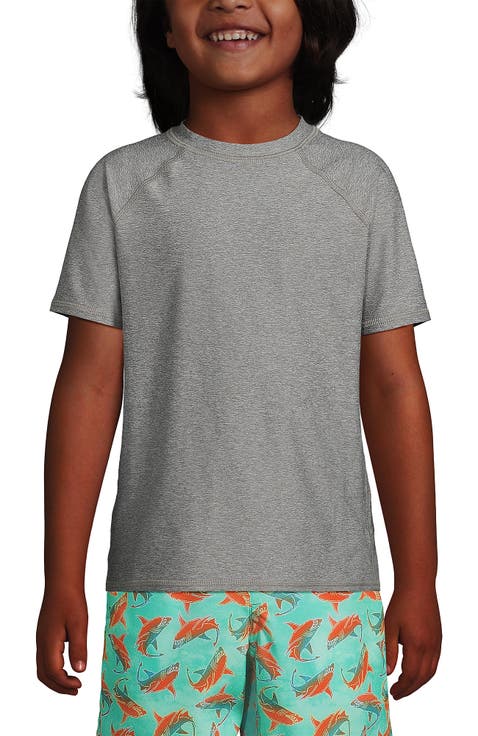 Boys Short Sleeve UPF 50 Sun Protection Rash Guard