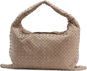 Bottega Veneta Large Hop Intrecciato Suede Hobo Bag | Nordstrom
