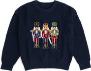 Sweet Wink Nutcracker Patch Christmas Sweater