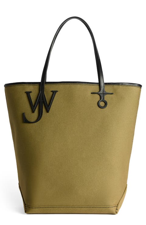 Tall Anchor Canvas Tote