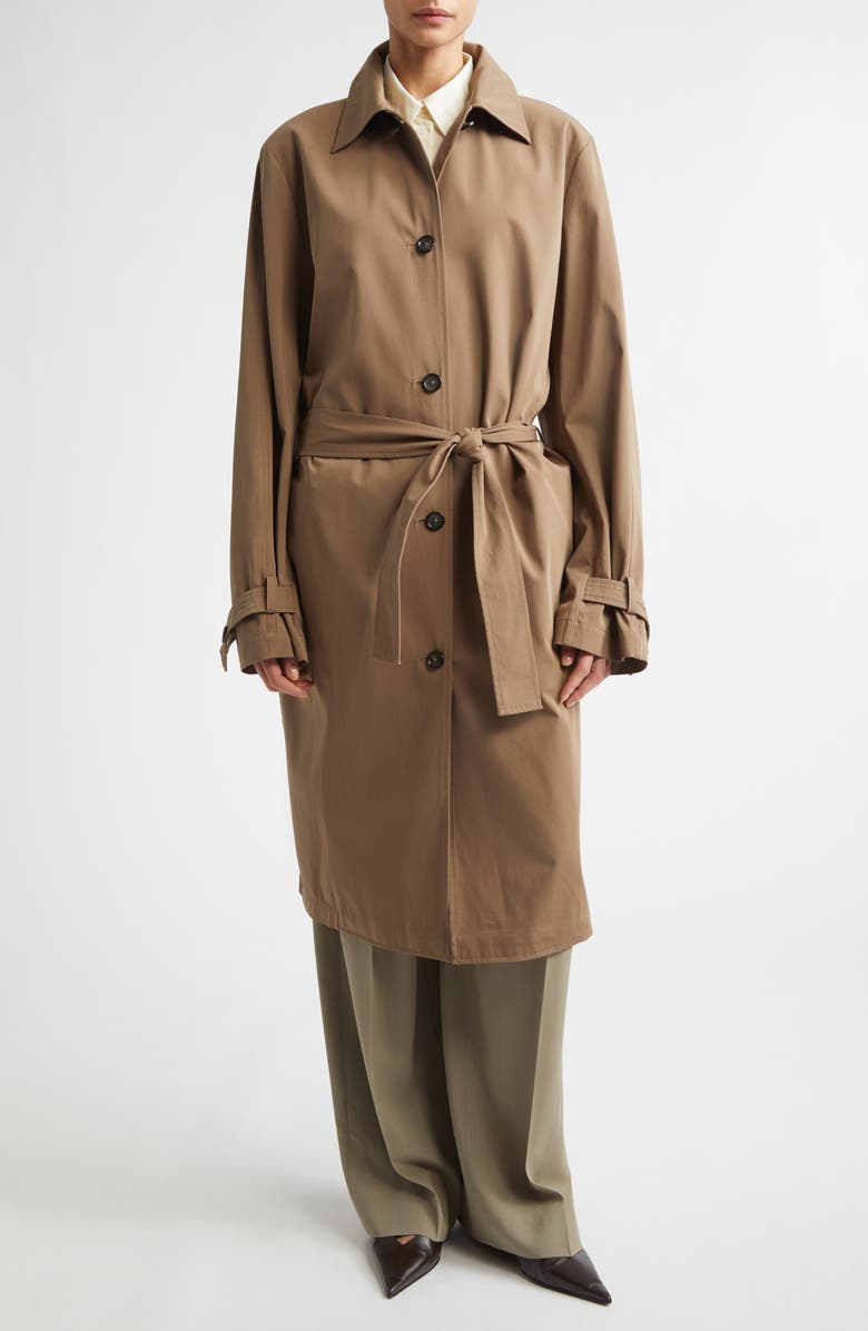 TOTEME Lightweight Trench Coat, Alternate, color, Hazel
