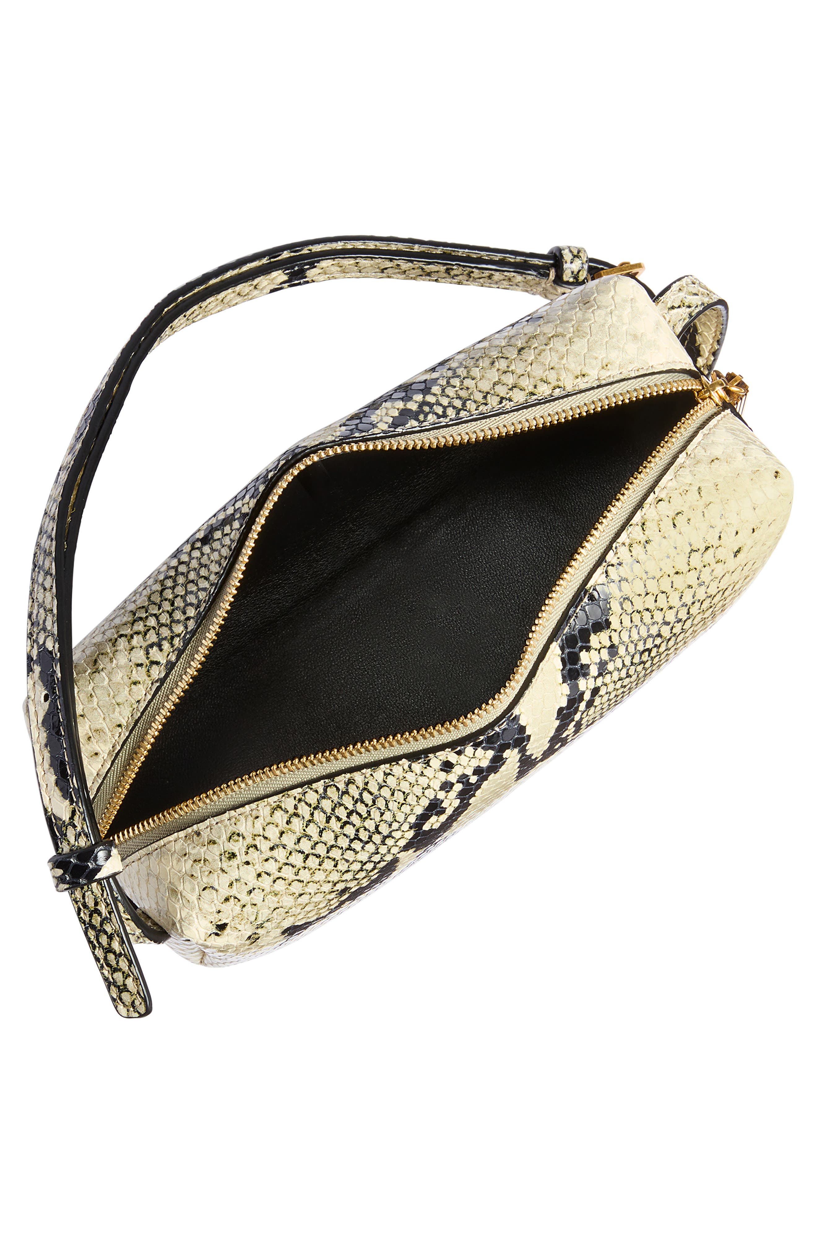 Khaite Mini Kye Snakeskin Embossed Leather Crossbody Bag, Alternate, color, Natural 121