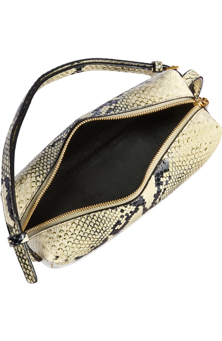 Khaite Mini Kye Snakeskin Embossed Leather Crossbody Bag, Alternate, color, Natural 121