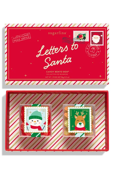 Letters to Santa 2-Piece Candy Bento Box