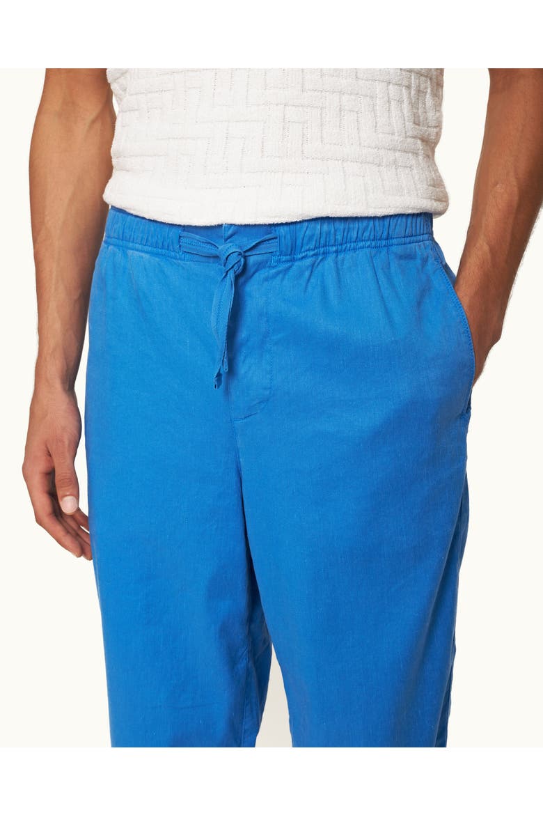 Alex Garment Dye Relaxed-Fit Trousers, Alternate, color, CATALINA BLUE