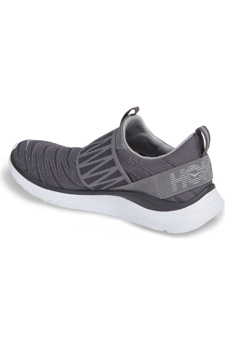 HOKA Hupana Knit Jacquard Slip-On Running Shoe, Alternate, color,