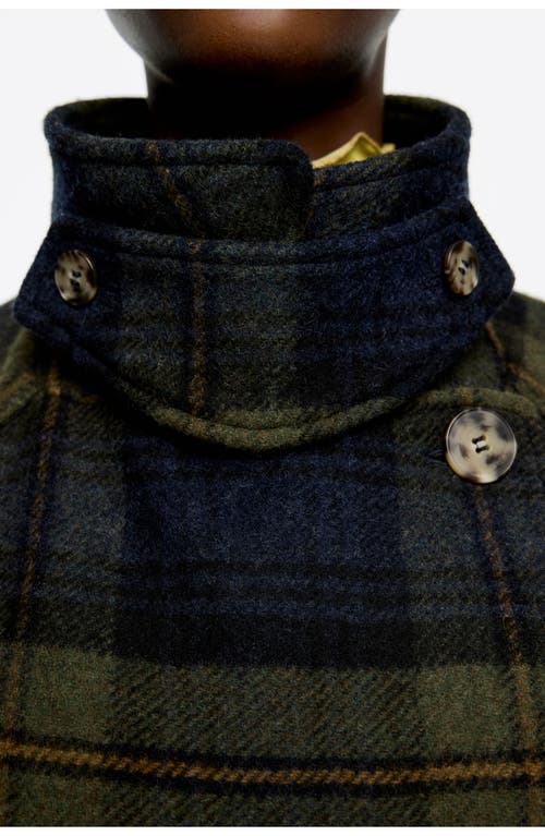 Bimba Y Lola Checked Double-face Double-breasted Coat In Blue