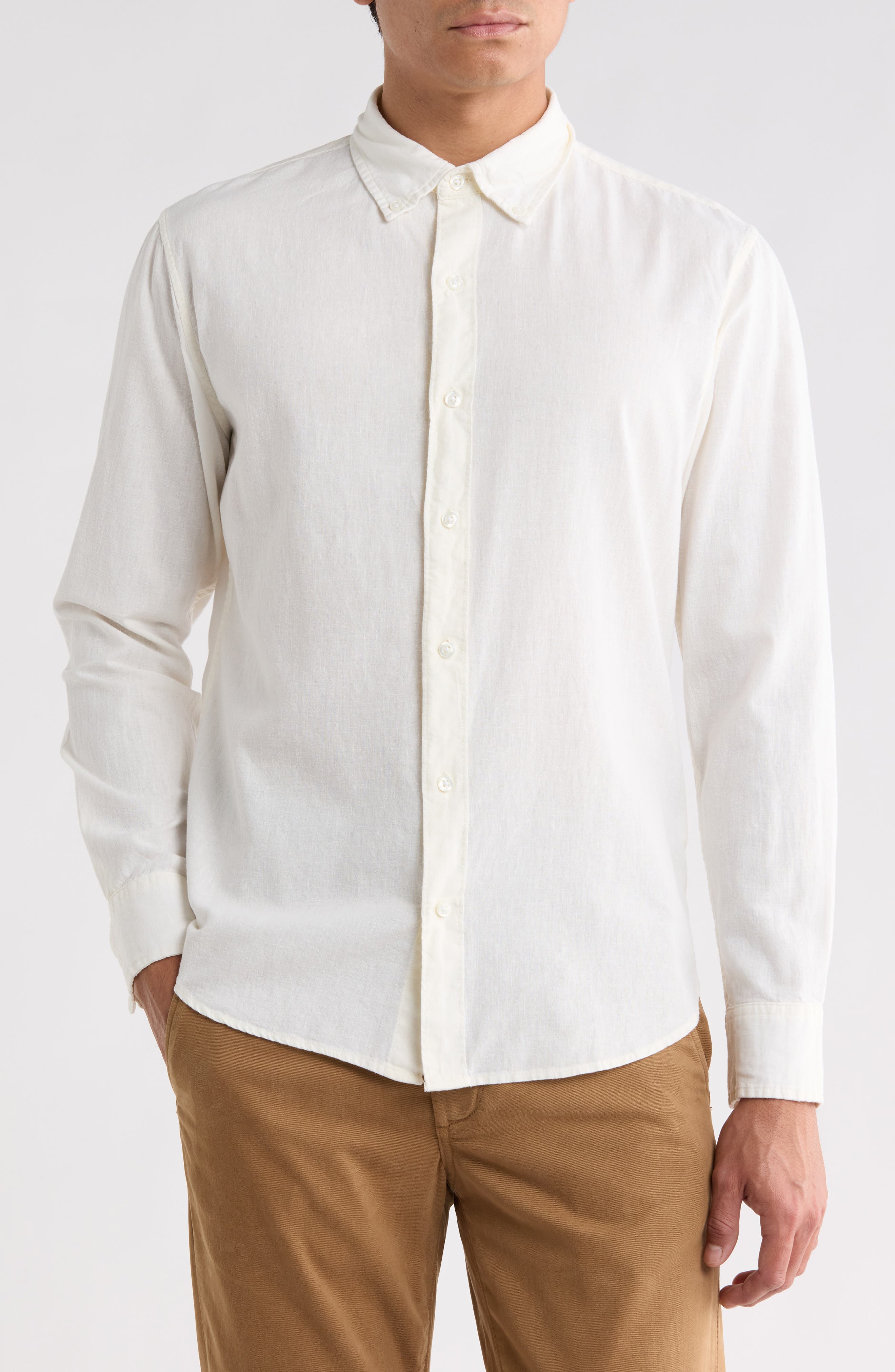 Cotton & Linen Long Sleeve Shirt