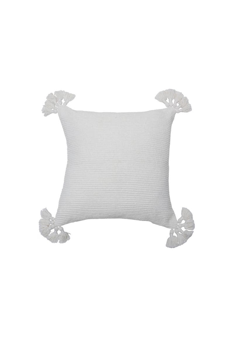 Newport Decorative Throw Pillow, Main, color, White