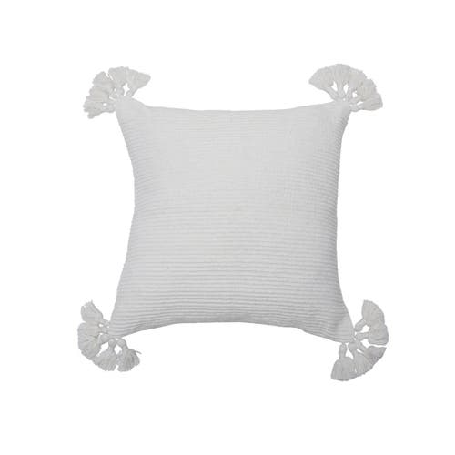 Carol & Frank Newport Decorative Throw Pillow In White