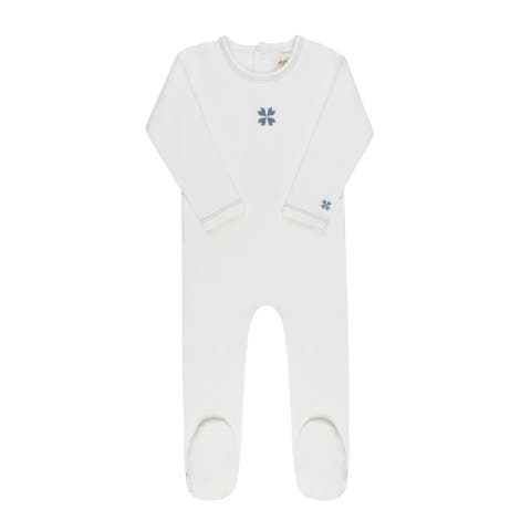 Embroidered Clover Collection - Footie
