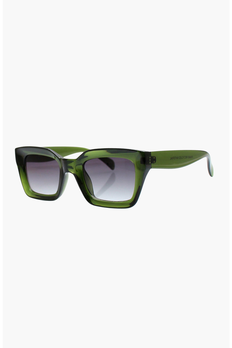 Onassis Sunglasses, Alternate, color, Moss Green