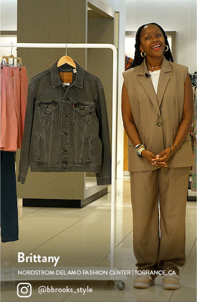 Vintage Fit Denim Trucker Jacket, sales video thumbnail