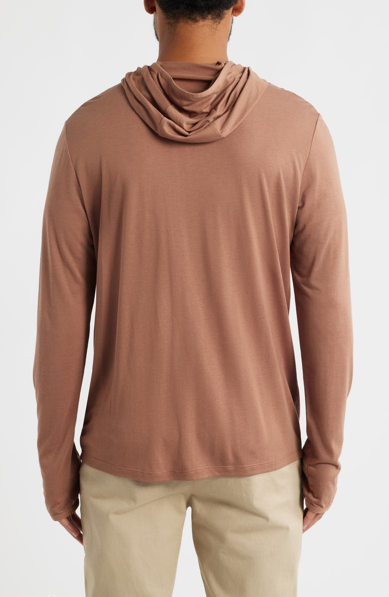 Free Fly Camouflage Lightweight UPF 20+ Hoodie, Alternate, color, Nutmeg